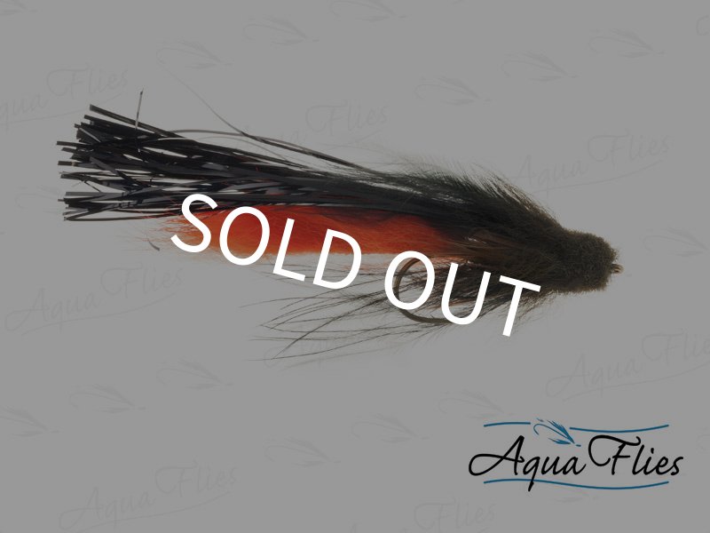 画像1: 【Aqua Flies】Feenstra's Cow Killer - Black/Orange (1)