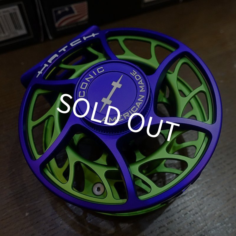 画像7: 【HATCH】ICONIC 7 PLUS REEL LA - Jokester Purple/Green (7)