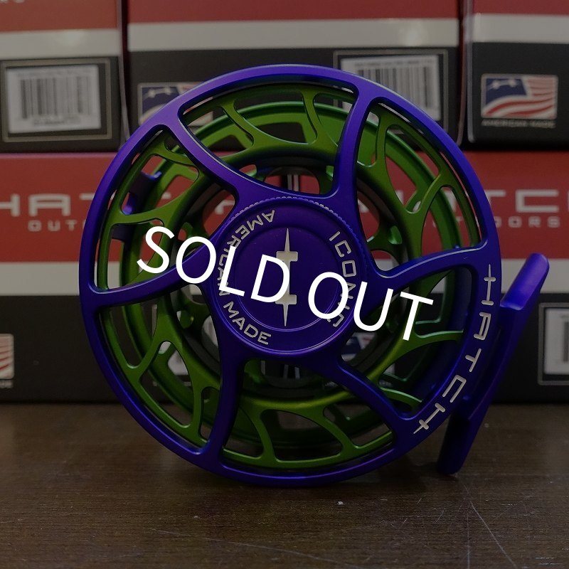画像2: 【HATCH】ICONIC 7 PLUS REEL LA - Jokester Purple/Green (2)