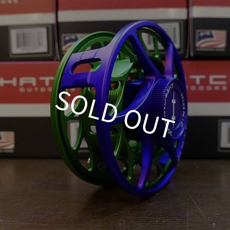 画像4: 【HATCH】ICONIC 7 PLUS REEL LA - Jokester Purple/Green (4)