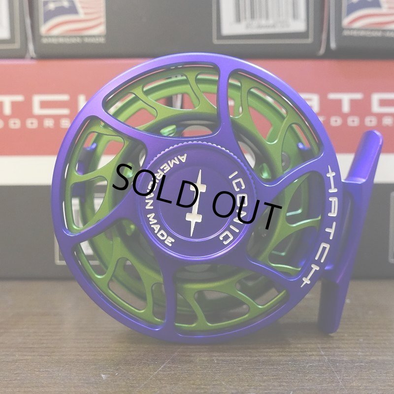 画像2: 【HATCH】ICONIC 3 PLUS REEL LA - Jokester Purple/Green (2)