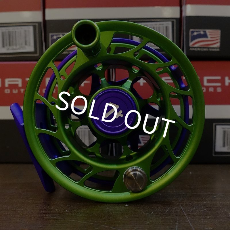 画像1: 【HATCH】ICONIC 7 PLUS REEL LA - Jokester Purple/Green (1)