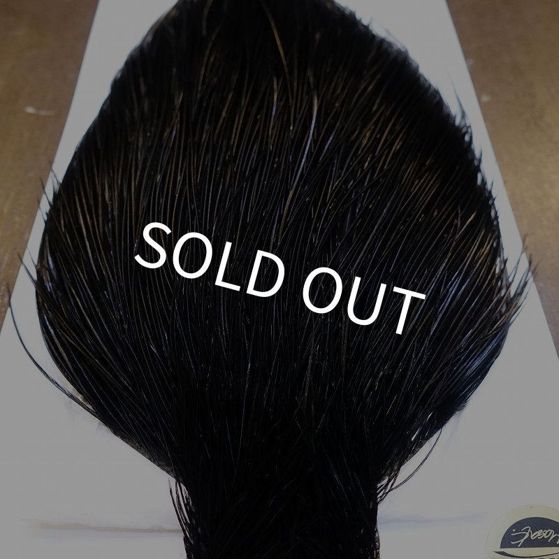 画像7: 【WHITING】High & Dry ROOSTER Cape - DYED BLACK No.1 (7)