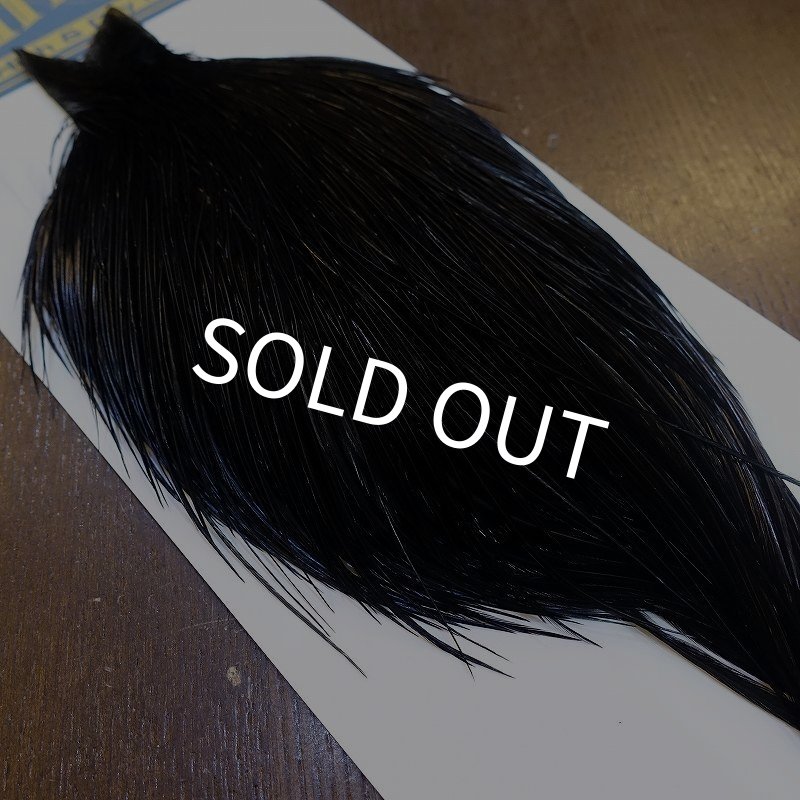 画像2: 【WHITING】High & Dry ROOSTER Cape - DYED BLACK No.1 (2)