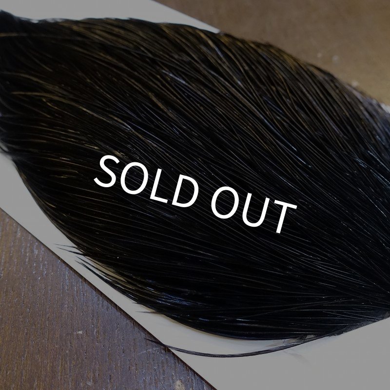 画像4: 【WHITING】High & Dry ROOSTER Cape - DYED BLACK No.1 (4)