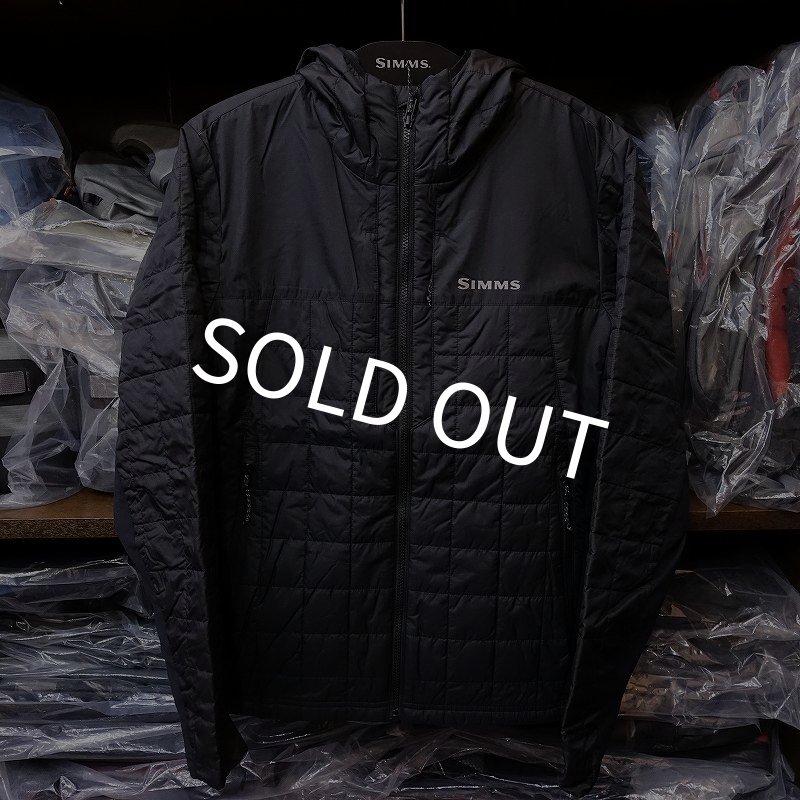 画像1: 【SIMMS】FALL RUN HYBRID HOODY - BLACK (1)