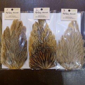 画像2: 【ANGLE】Soft hackle hen saddle patch - グレイスペックルド