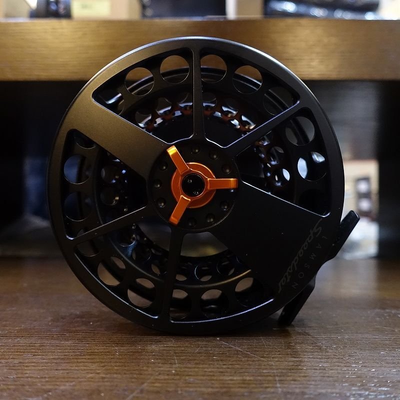 画像2: Lamson Speedster 4 Reel Black/Orange(SALE) (2)