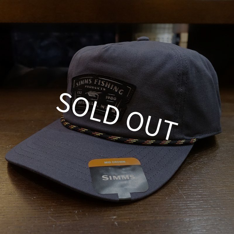 画像1: 【SIMMS】DOUBLE HAUL ROPE CAP - DARK GUNMETAL (1)