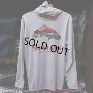 画像2: 【SIMMS】Tech Hoody - TROUT LOGO FLAME/STERLING