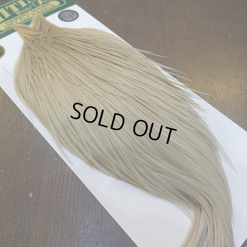 画像2: 【WHITING】Hebert Silver Grade ROOSTER CAPE - PALE WATERLY DUN No.1 (2)