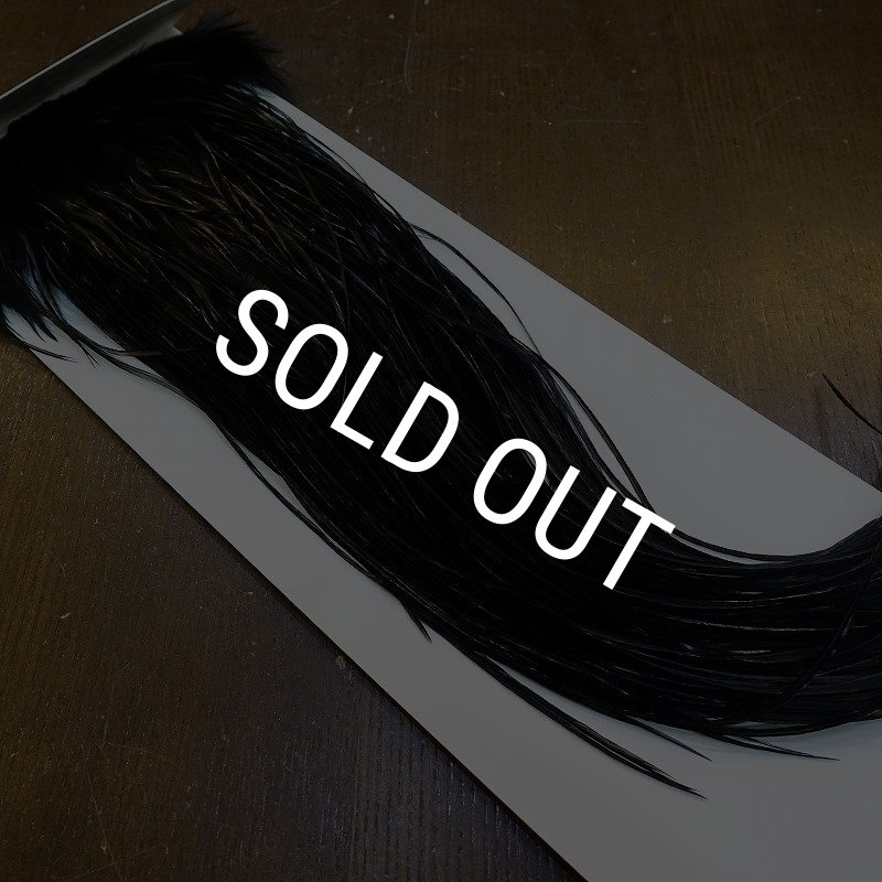 画像2: 【WHITING】Hebert ROOSTER SADDLE PRO Grade - DYED Black  #14 No.4 (2)
