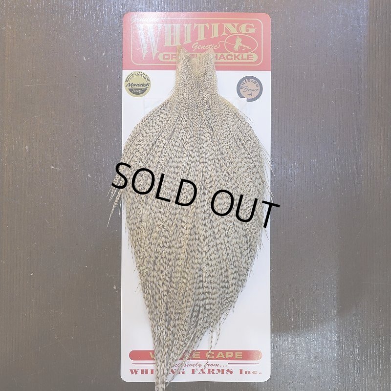 画像1: 【Whiting】ROOSTER CAPE Bronze Grade - DUN Grizzly No.1 (1)