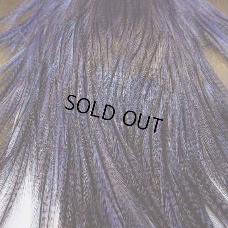 画像5: 【WHITING】Coq de Leon Saddle Bronze Grade - DYED BADGER/LAVENDER (5)