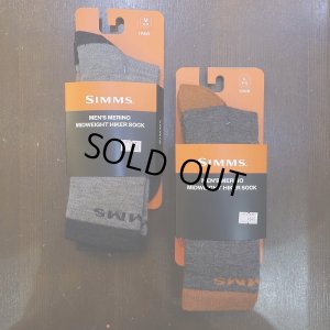 画像1: 【SIMMS】MERINO MIDWEIGHT HIKER SOCK