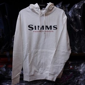 画像1: 【SIMMS】LOGO HOODY - WHITE