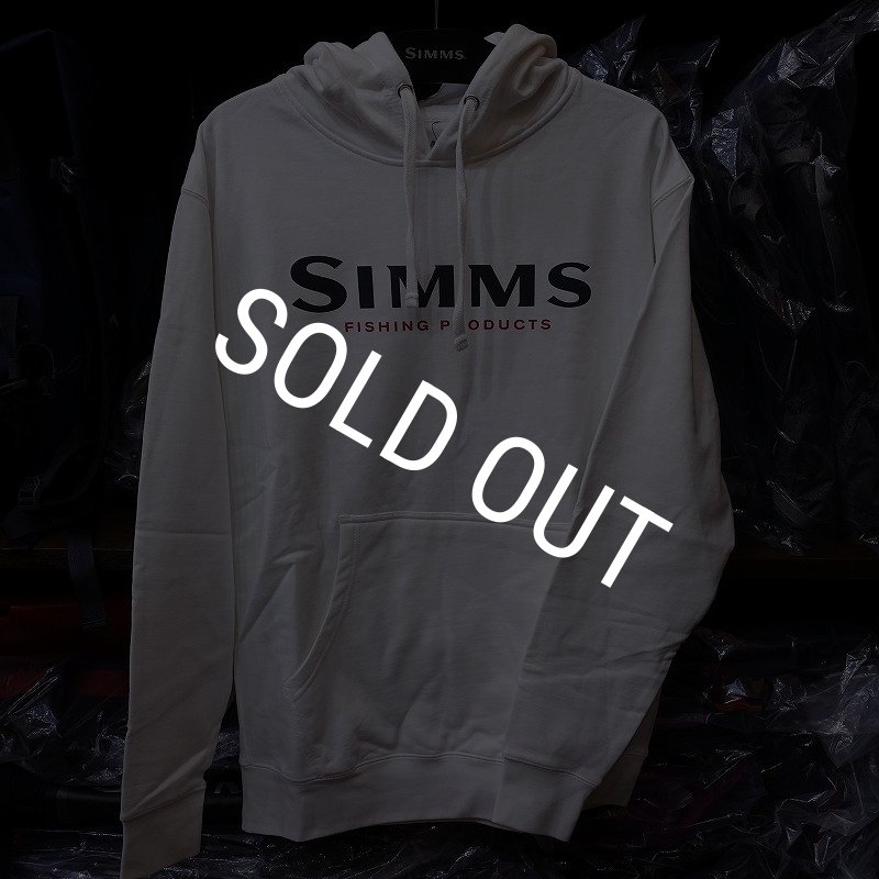 画像1: 【SIMMS】LOGO HOODY - WHITE (1)