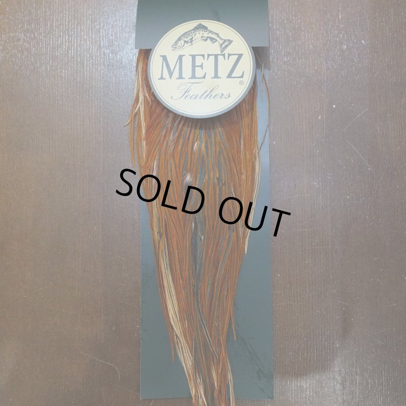 画像1: 【METZ】コックハックル サドル ブラウン #2 (1)