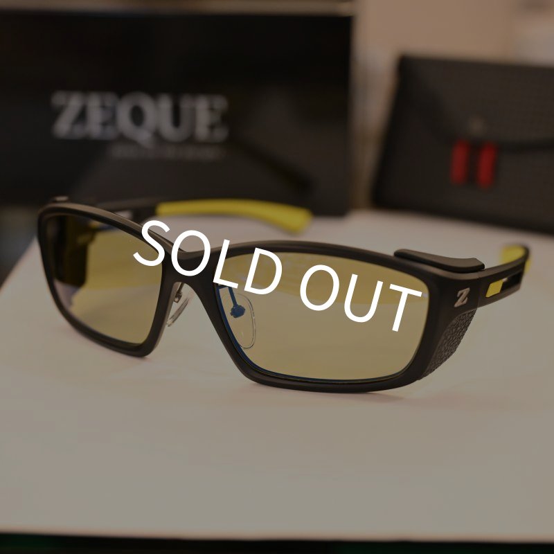 画像1: 【Zeque】HOVER F-1978 MATTE BLACK/ YELLOW (EASE GREEN/ BLUE MIRROR) (1)