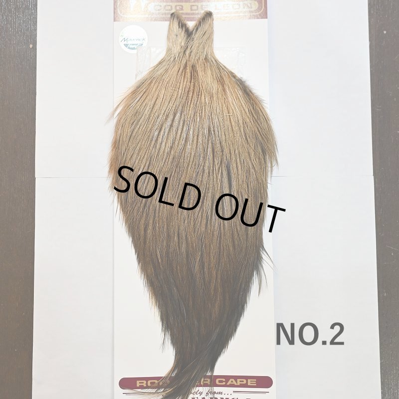 画像2: 【WHITING】Coq de Leon ROOSTER CAPE - Speckled Badger (2)