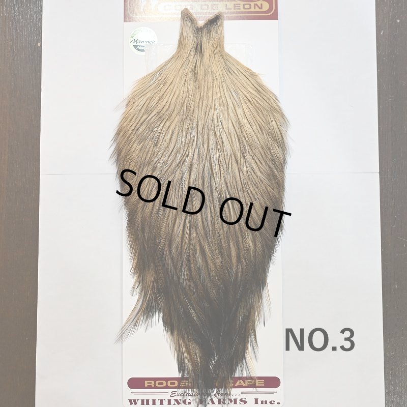 画像3: 【WHITING】Coq de Leon ROOSTER CAPE - Speckled Badger (3)