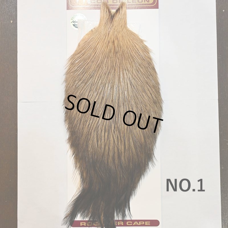 画像1: 【WHITING】Coq de Leon ROOSTER CAPE - Speckled Badger (1)