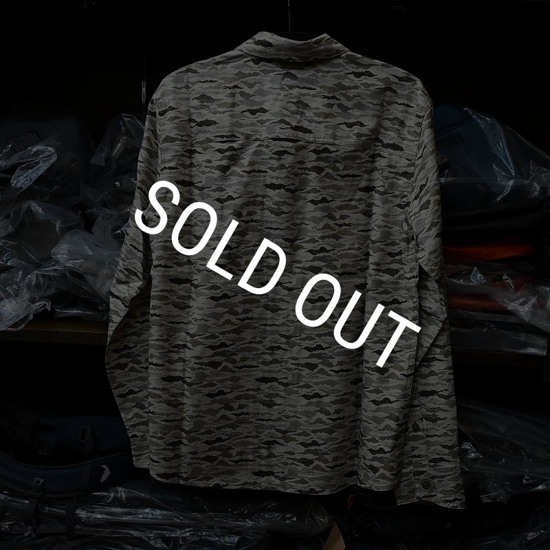 画像2: 【SIMMS】Challenger LS Shirt - SAND Riverbed Print(SALE) (2)