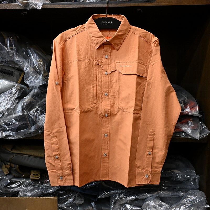 画像1: 【SIMMS】Guide Shirt - OrangeMaple(SALE) (1)