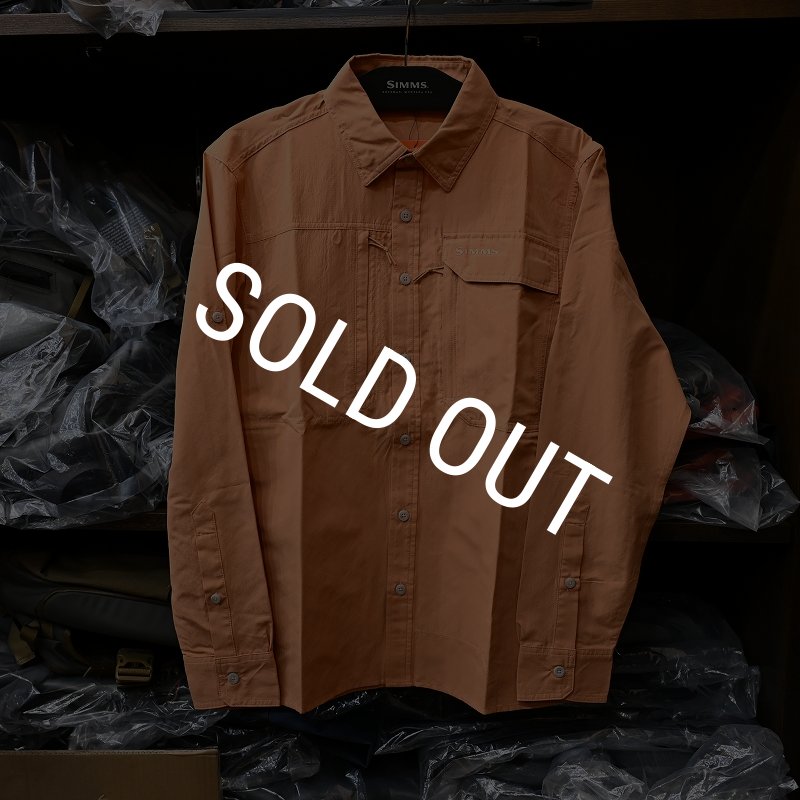 画像1: 【SIMMS】Guide Shirt - OrangeMaple(SALE) (1)