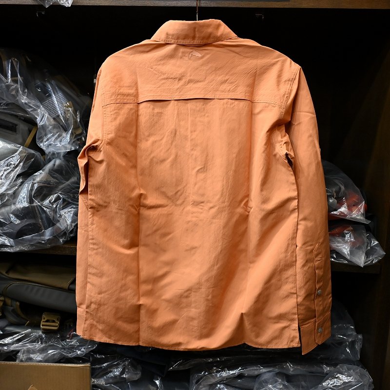 画像2: 【SIMMS】Guide Shirt - OrangeMaple(SALE) (2)