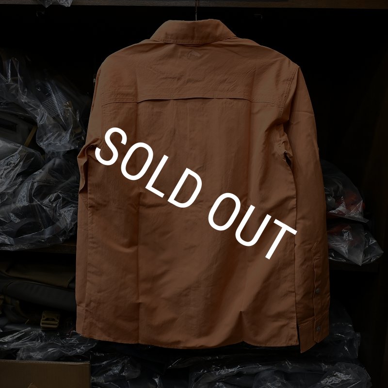 画像2: 【SIMMS】Guide Shirt - OrangeMaple(SALE) (2)