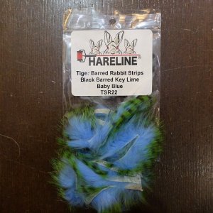 画像14: 【HARELINE】Tiger Barred Rabbit Strips 1/8"
