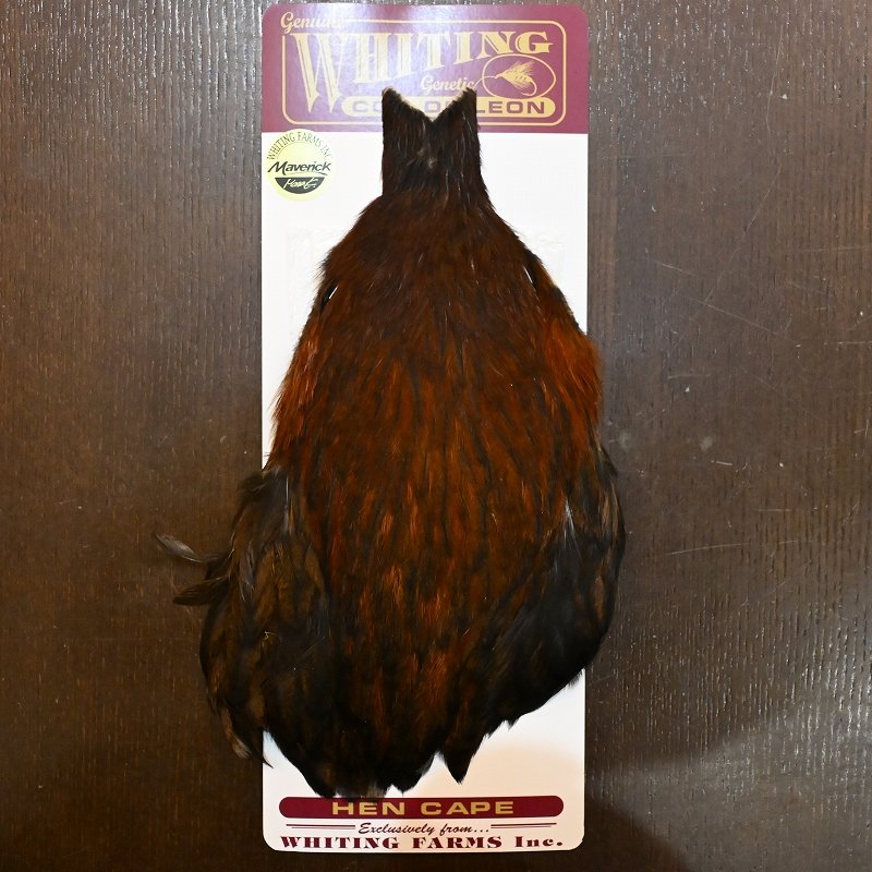 画像1: 【WHITING】Coq de Leon Hen Cape - Brown (1)
