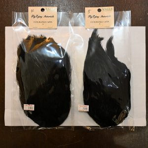 画像3: 【ANGLE】インドコックハックルケープ(ブラック)