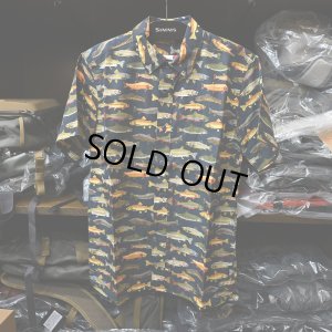 画像1: 【SIMMS】TAILOUT SS SHIRT - TROUT PARADE
