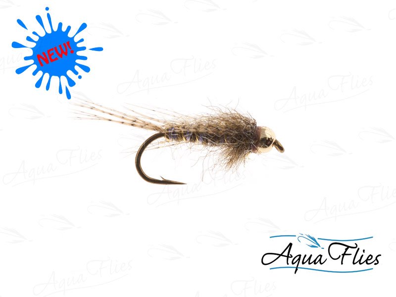 画像1: 【Aqua flies】Mr. Fox’s BH UV Bird’s Nest, Gold/Lt. Hare’s Ear (1)