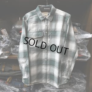 画像1: 【SIMMS】Guide Flannel - Forest/White Dimensional Buffalo #US-M(SALE)