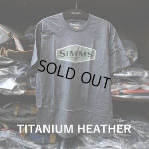 画像1: 【SIMMS】LOGO FRAME T-SHIRT(SALE)