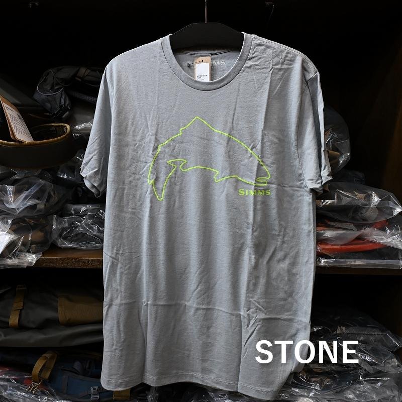 画像2: 【SIMMS】TROUT OUTLINE T-SHIRT(SALE) (2)