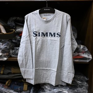 画像1: 【SIMMS】SIMMS LOGO LS TEE(SALE)