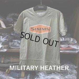 画像2: 【SIMMS】LOGO FRAME T-SHIRT(SALE)