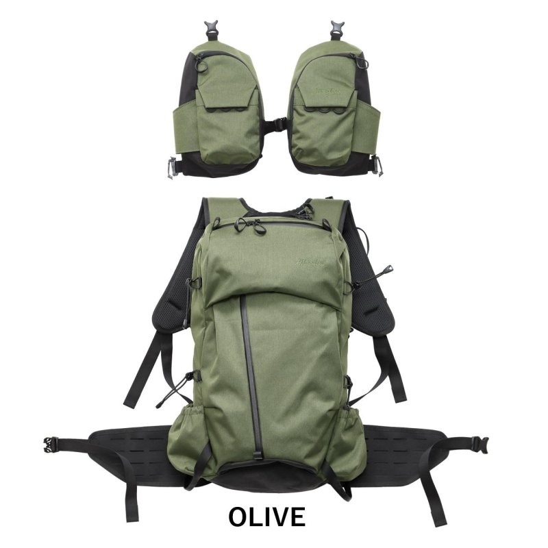 画像3: 【Afterglow】STREAM CHASER BACKPACK OLIVE / ストリーム チェーサー バックパック (3)