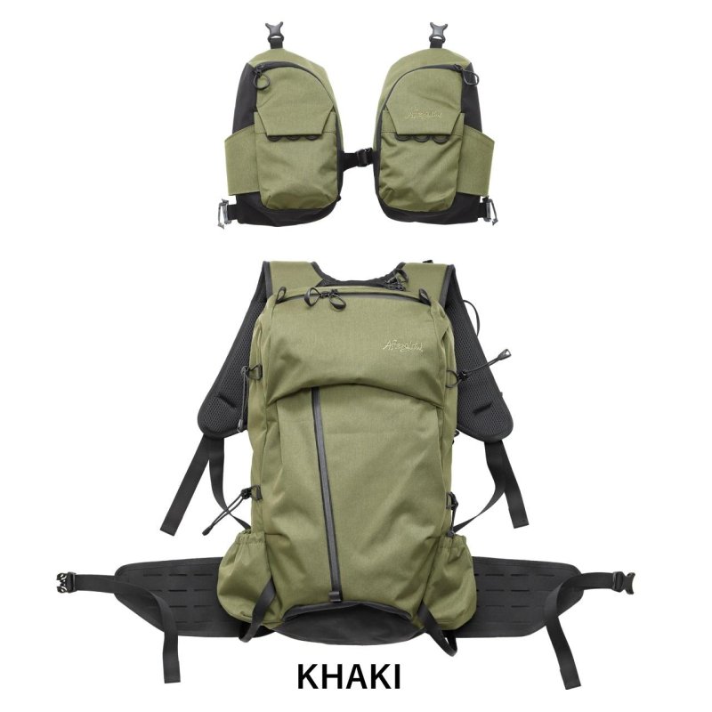 画像4: 【Afterglow】STREAM CHASER BACKPACK OLIVE / ストリーム チェーサー バックパック (4)