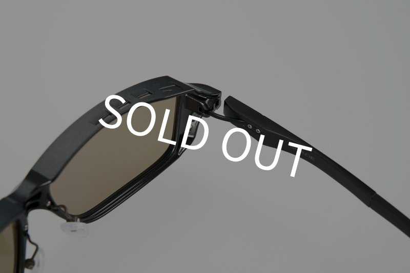 画像5: 【Zeque】SHADE F-2242 SMOKE/ MATTE BLACK (EASE GREEN/ BLUE MIRROR) (5)