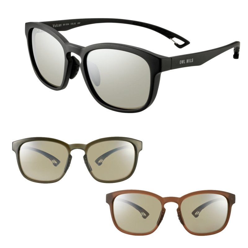 画像1: AFTERGLOW × OWL MILS "VULCAN" OLIVE GLOW LENS/ バルカン（レンズ：オリーブグロー） (1)