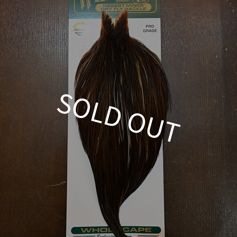 画像1: 【WHITING】Hebert ROOSTER CAPE PRO Grade - DARK BROWN DUN (1)