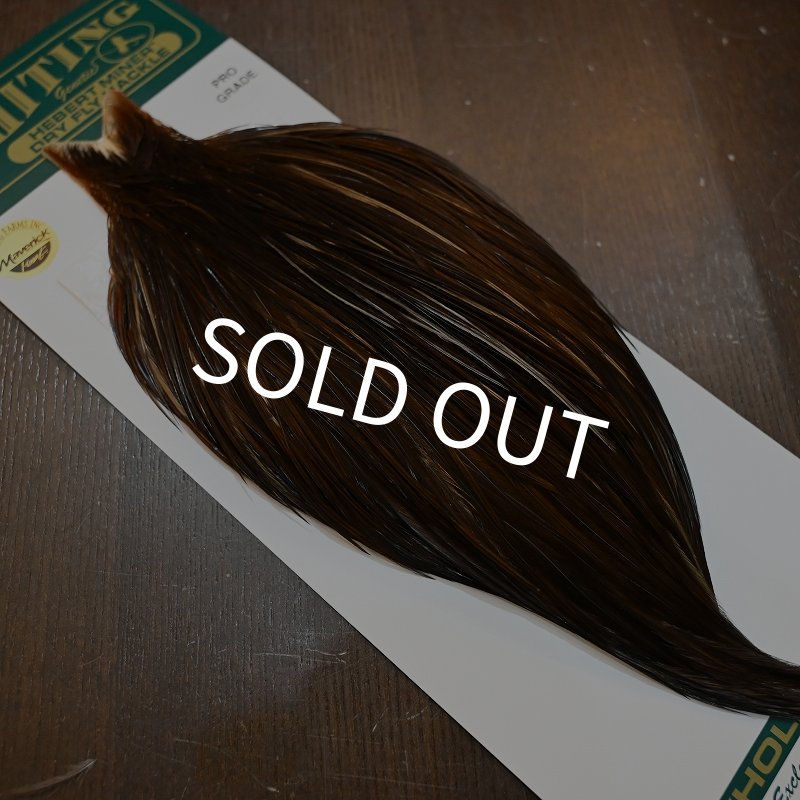 画像2: 【WHITING】Hebert ROOSTER CAPE PRO Grade - DARK BROWN DUN (2)