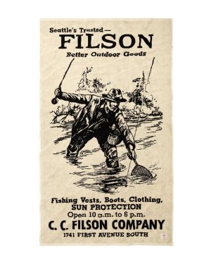 画像1: 【FILSON】FILSON TOWEL / フィルソン タオル
