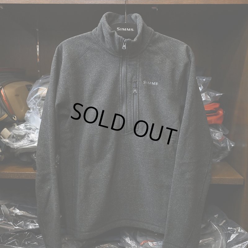 画像1: 【SIMMS】Rivershed half Zip - Black Heather(SALE) (1)