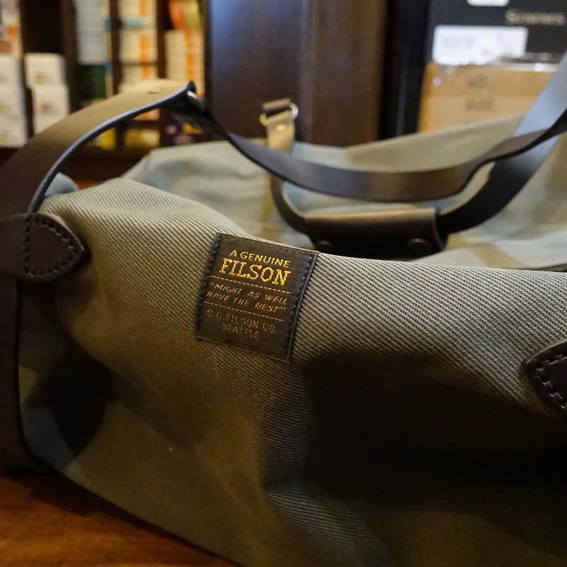 画像3: 【FILSON】MEDIUM RUGGED TWILL DUFFLE BAG - OTTER GREEN (3)